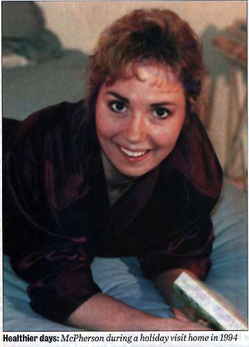 Lisa McPherson looking up